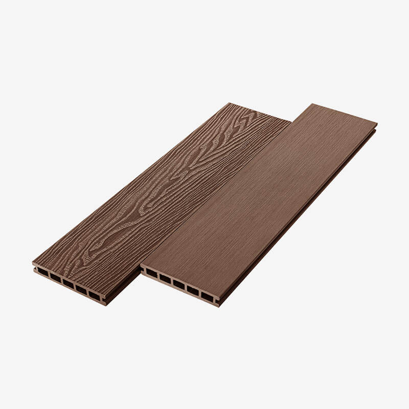 Террасная доска ДПК пустотелая UnoDeck Vintage 150×24 мм цвет венге 3м