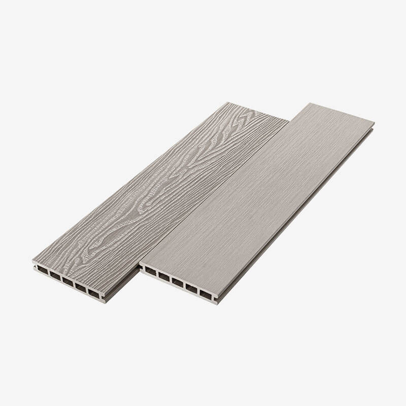 Террасная доска ДПК пустотелая UnoDeck Vintage 150×24 мм серый 4м