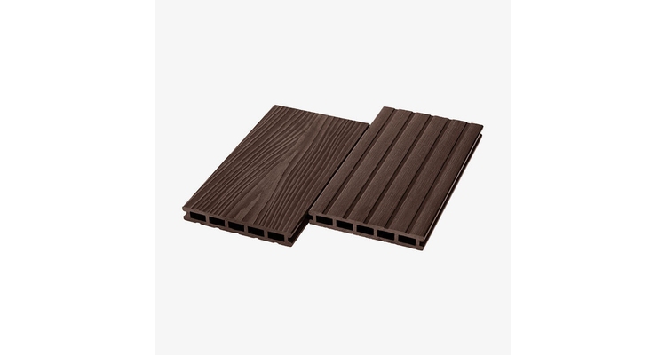 Террасная доска ДПК пустотелая UnoDeck Mogano 165×24 мм венге 3м