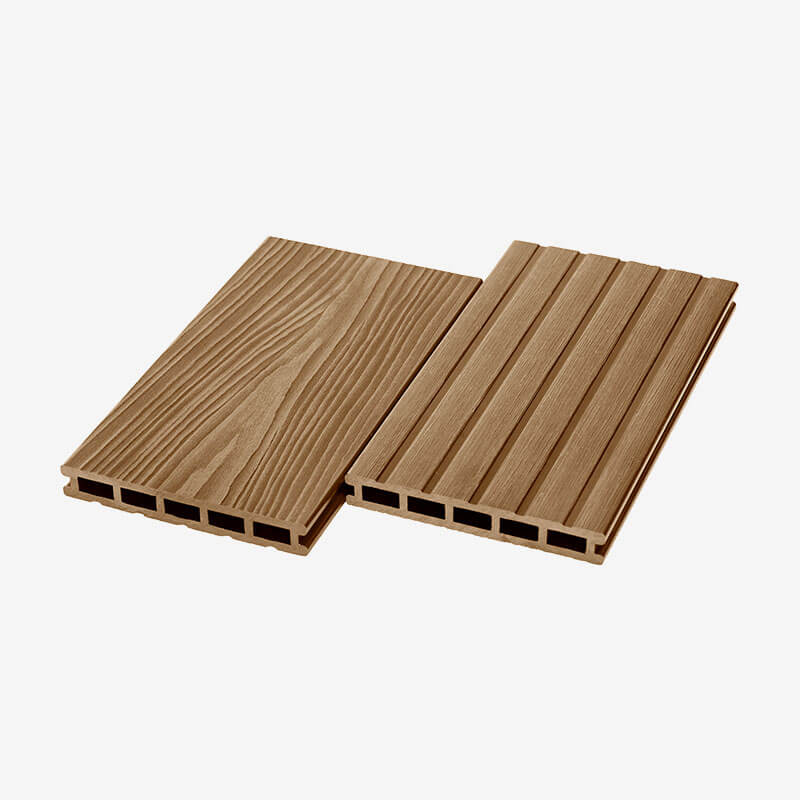 Террасная доска ДПК пустотелая UnoDeck Mogano 165×24 мм орех 4м