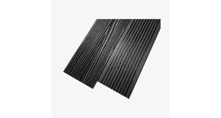 Террасная доска ДПК UnoDeck Solid 152×20 мм графит 3м