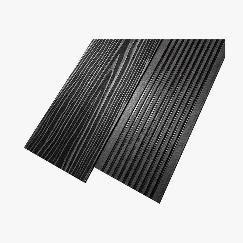 Террасная доска ДПК полнотелая UnoDeck Solid 152×20 мм графит 3м