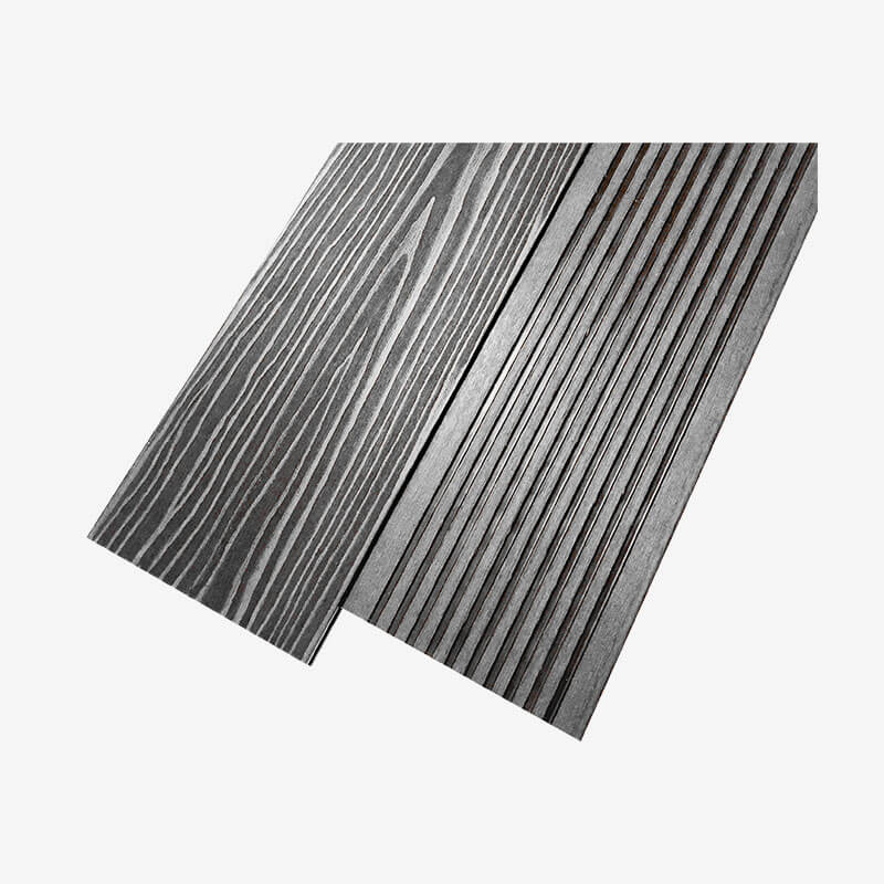 Террасная доска ДПК полнотелая UnoDeck Solid 152×20 мм серый 4м