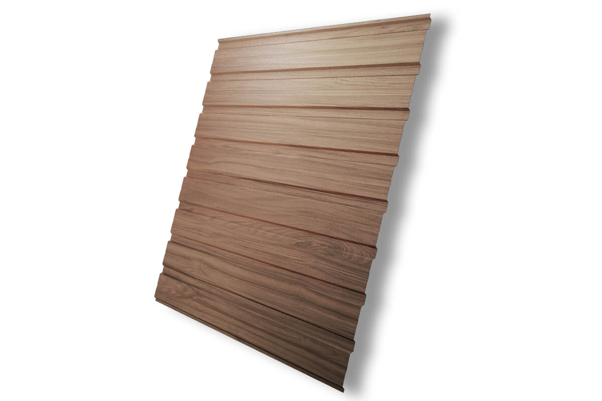 Профнастил С10В 0.45 Print Elite Honey Wood TwinColor