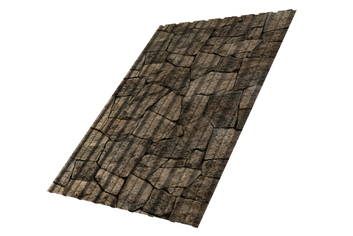 Профнастил С10В 0.45 Print Elite King Stone TwinColor