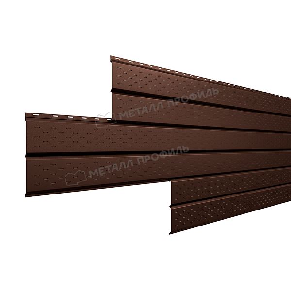 Софит Металл Профиль Lбрус-15х240 (VALORI-20-Brown-0.5)