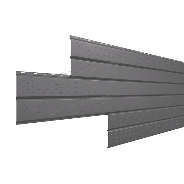 Софит Металл Профиль Lбрус-15х240 (VALORI-20-Grey-0.5)