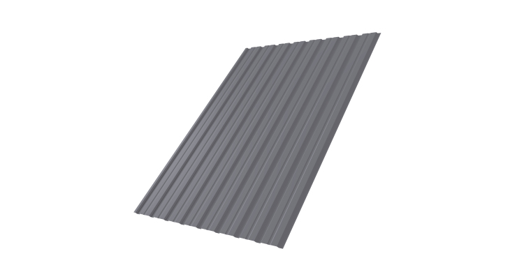 Профнастил С10В 0.5 Satin RAL 7004 сигнальный серый