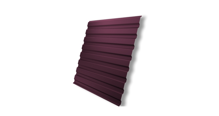 Профнастил С20А 0.45 Drap RAL 3005 красное вино