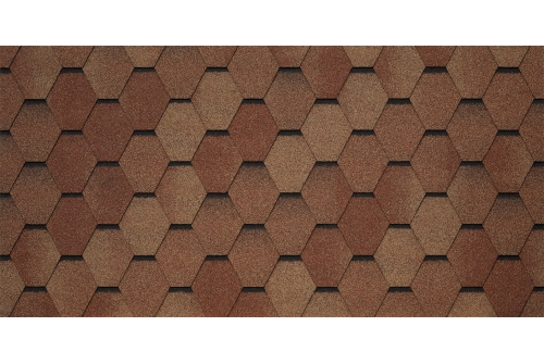 Черепица гибкая Tegola Unica Veneto terracotta 206 (терракотта)