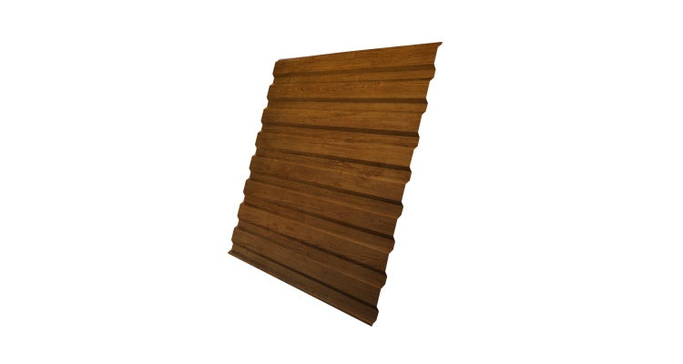 Профнастил С20A 0.45 Print-Double Elite Golden Wood