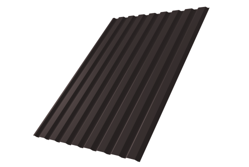 Профнастил С20A 0.45 Drap-double TX RAL 9005 черный