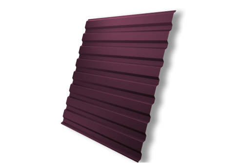 Профнастил С20A 0.45 Drap TX RAL 3005 красное вино