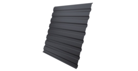 Профнастил С20A 0.5 Satin Matt TX RAL 7024 мокрый асфальт