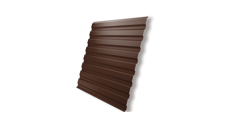 Профнастил С20A 0.5 Satin Matt TX RAL 8017 шоколад