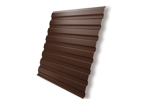 Профнастил С20A 0.5 Satin Matt TX RAL 8017 шоколад