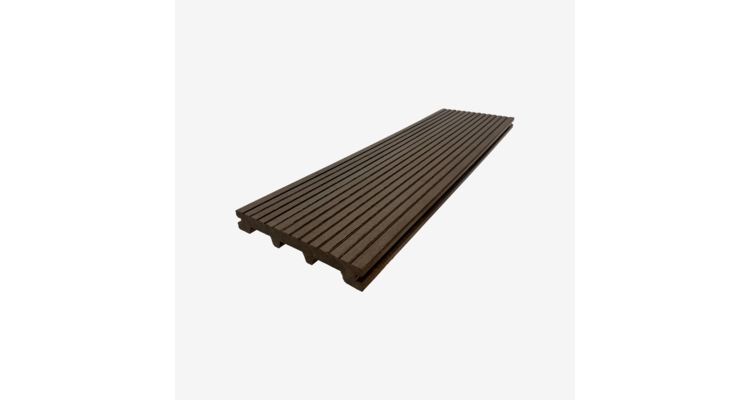 Террасная доска ДПК полнотелая UnoDeck TITANIO 150×21 мм Венге 4 м