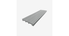 Террасная доска ДПК полнотелая UnoDeck TITANIO 150×21 мм Серый 4 м