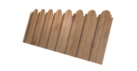 Профнастил C10A фигурный 0.45 Print Premium с пленкой Pine Wood Fresh