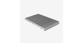 Ступень UnoDeck полнотелая Scala 342×23 мм, 3 м, цвет Серый