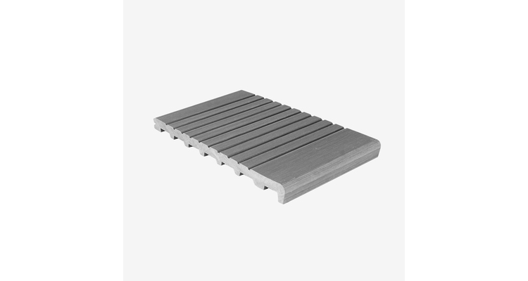 Ступень UnoDeck полнотелая Scala 342×23 мм, 4 м, цвет Серый