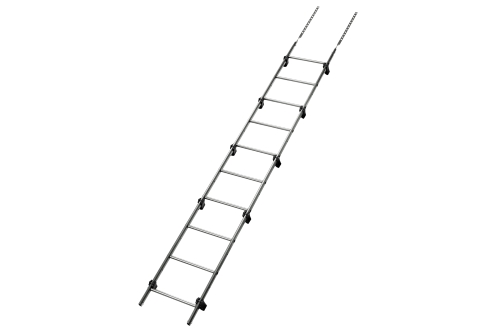 Лестница кровельная Grand Line RAL 7005 2,76м