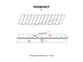 Профлист МЕТАЛЛ ПРОФИЛЬ С-8x1150-A (ПЭ_Д-01-8017-0,4)