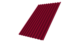 Профнастил С21 R 0.45 PE RAL 3003 рубиново красный