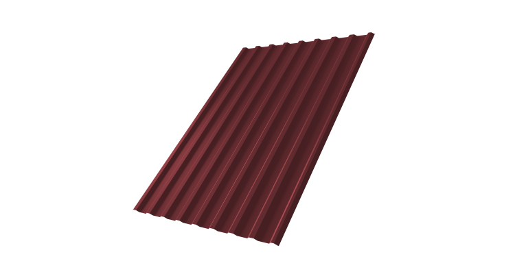 Профнастил С20R 0,45 Drap RAL 3005 красное вино 
